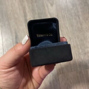 Tiffany & Co. Midnight Blue Velvet Jewelry Box